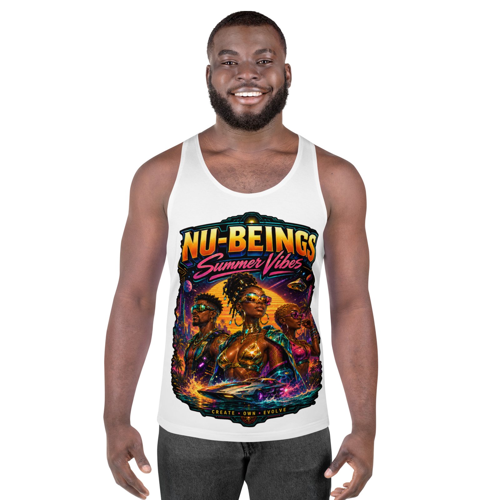 NU-BEINGS Summer Vibes Tank Top