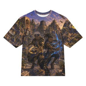 NU-BEINGS Nubari Twins Power T-shirt