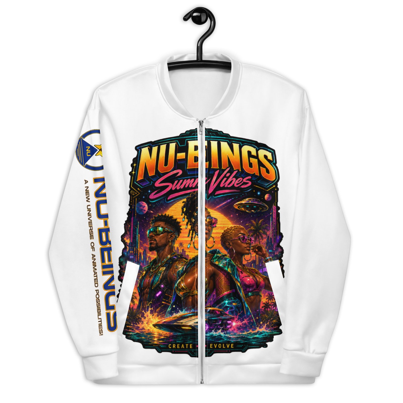 NU-BEINGS Summer Vibes Bomber Jacket