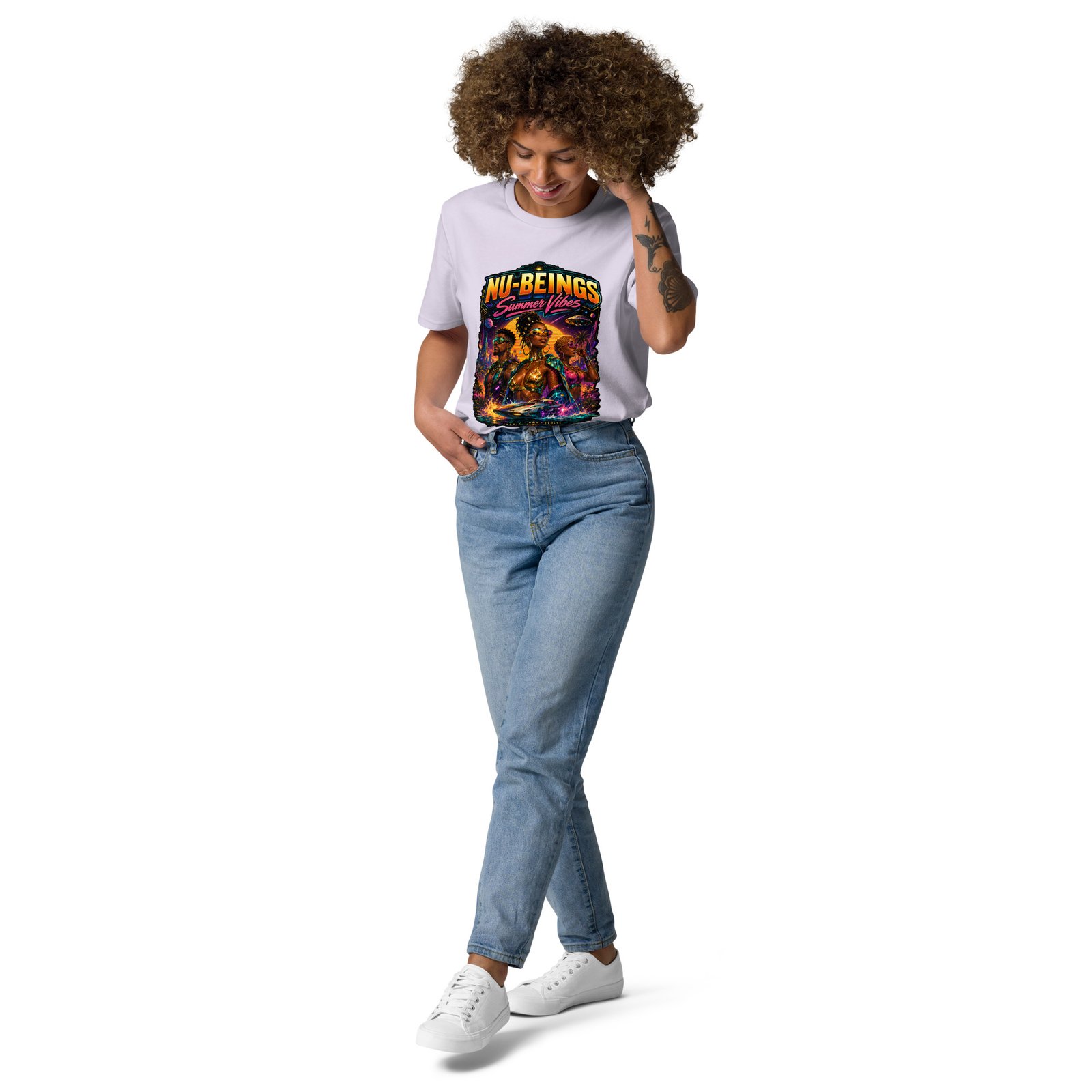 NU-BEINGS Summer Vibes (100% Cotton) T-Shirt - Image 5